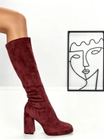 Cizme Dama cu Toc 6GS1 WINE | MEI