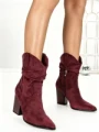 Botine cu Toc Gros 6KV13 WINE | MEI