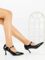 Pantofi Stiletto 77-545 BLACK | CM