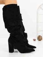 Cizme Dama cu Toc 6XKK11 BLACK | MEI