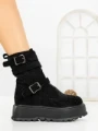 Ghete Dama cu Platforma 66WL19 BLACK | MEI