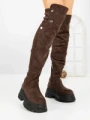 Cizme Dama cu Platforma 66WL32 BROWN | MEI