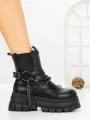 Ghete Dama cu Platforma 66WL33 BLACK | MEI