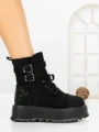 Ghete Dama cu Platforma 66WL30 BLACK | MEI