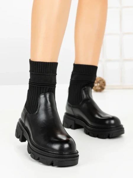 Ghete Dama FB-901 BLACK | VIVIRICH