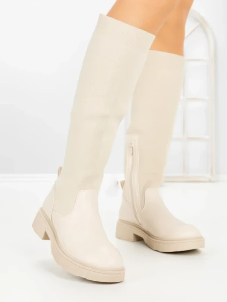 Cizme Dama FB-320 BEIGE | VIVIRICH