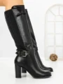 Cizme Dama cu Toc 78-2 BLACK | VIVIRICH