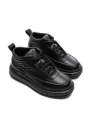 Ghete Barbati din piele naturala 5788 BLACK | ADVANCER