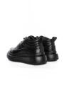 Ghete Barbati din piele naturala 5788 BLACK | ADVANCER