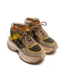 Pantofi Sport Dama din piele naturala HD7672 APRICOT-YELLOW | ADVANCER