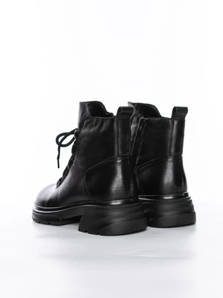 Ghete Dama din piele naturala 8696 BLACK | ADVANCER