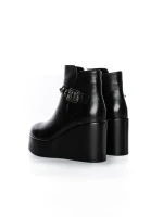 Ghete Dama cu Platforma K151-255 BLACK | ADVANCER