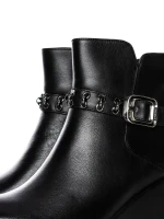 Ghete Dama cu Platforma K151-255 BLACK | ADVANCER