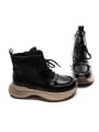 Ghete Dama din piele naturala 7150 BLACK | ADVANCER