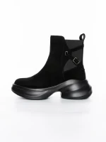 Ghete Dama din piele naturala 23-2643-3 BLACK | ADVANCER