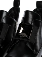 Ghete Dama din piele naturala 23-1987-1 BLACK | ADVANCER