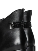 Ghete Dama cu Platforma K151-263 BLACK | ADVANCER