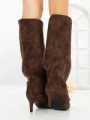 Cizme Dama cu Toc C-394 BROWN | STEPHAN
