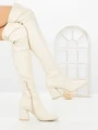 Cizme Dama cu Toc LQ-42 BEIGE | STEPHAN