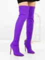 Cizme Dama cu Toc C-289 PURPLE | STEPHAN