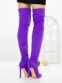 Cizme Dama cu Toc C-289 PURPLE | STEPHAN