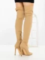 Cizme Dama cu Toc C-289 BEIGE | STEPHAN