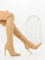 Cizme Dama cu Toc C-289 BEIGE | STEPHAN