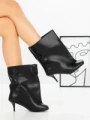 Botine cu Toc Subtire 52295 BLACK | GALLEVANI