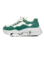 Pantofi Sport Dama din piele naturala S5352 GREEN | FRANCO GERARDO
