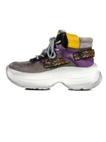 Pantofi Sport Dama din piele naturala HD7672 GREY-PURPLE | ADVANCER