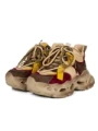 Pantofi Sport Dama din piele naturala HY6322 WINE-YELLOW | ADVANCER