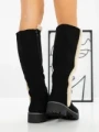 Cizme Dama cu talpa joasa 68211 BLACK | CM