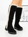 Cizme Dama cu talpa joasa 68211 BLACK | CM