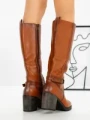 Cizme Dama cu Toc 5300 CAMEL | SEASOND
