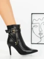 Botine cu Toc Subtire 1921 BLACK | SEASOND