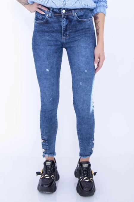 Damskie jeansy 230 Niebieski | Fashion