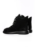 Ghete Dama din piele naturala 16192 BLACK | ADVANCER