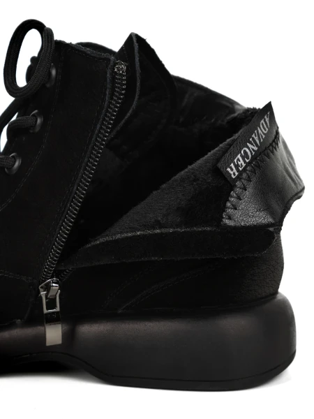 Damskie buty ze skóry naturalnej 16192 Czarny | Advancer
