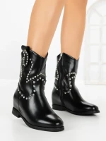 Ghete Dama cu Platforma C-157 BLACK | STEPHAN