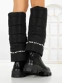 Cizme Dama cu talpa joasa C-284 BLACK | STEPHAN