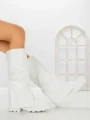 Cizme Dama cu talpa joasa LQ-35 WHITE | STEPHAN