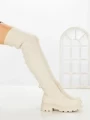 Cizme Dama cu talpa joasa LQ-15 BEIGE | STEPHAN
