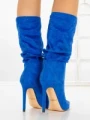 Botine cu Toc Subtire C-270 BLUE | STEPHAN