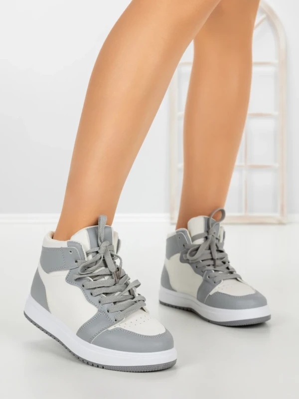Sneakers Dama F005 WHITE-GREY | COSTA SOL