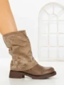 Ghete Dama 5843 KHAKI | SEASOND