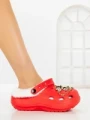 Papuci Dama cu Platforma F65 RED | L. DAY