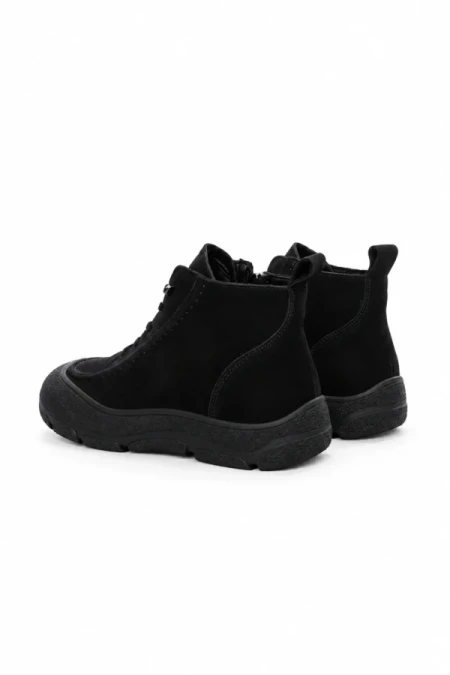 Ghete Dama din piele naturala 9517 BLACK | ADVANCER