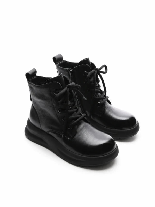 Ghete Dama din piele naturala 50382-2 BLACK | ADVANCER