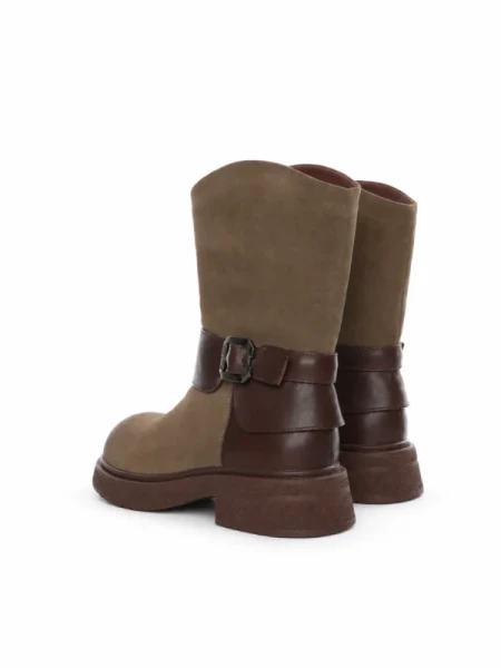 Ghete Dama din piele naturala 5150-2 KHAKI | ADVANCER