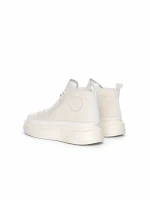 Ghete Barbati din piele naturala 7789 WHITE | ADVANCER